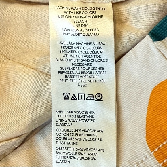 Anthropologie Maeve Colette Dylan Mierzwinski Midi Dress Size SP - Picture 8 of 13